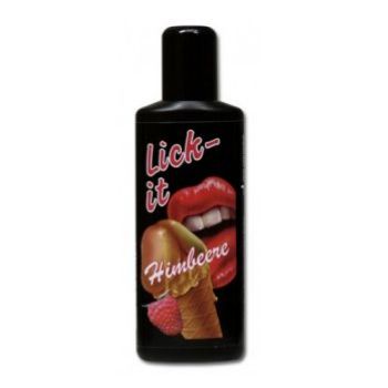 Съедобная смазка + массаж 3в1 Lick It Малина 100 мл., 622311