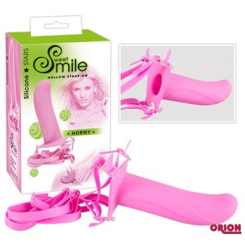 Страпон SMILE Horny розовый, 511390