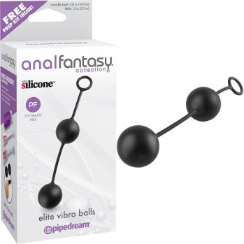 Анальные шарики ELITE VIBRO BALLS со смещенным центром тяжести черные pd4640-23