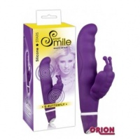 Вибратор Smile Bunny розовый, длина-15 см, диаметр-2,5 см, 575933 