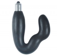Чёрный вибратор для G-стимуляции EROTIC SHAPE 