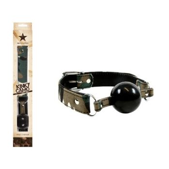 Кляп-шарик Kinky Camo камуфляж nsn-1251-18