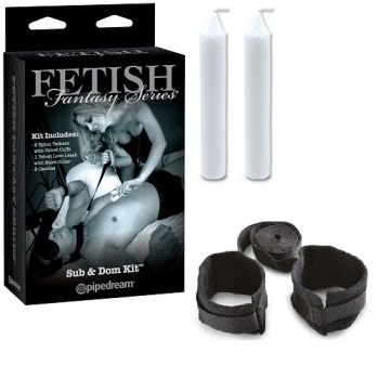 Набор для BDSM-игры Sub и Dom Kit черный