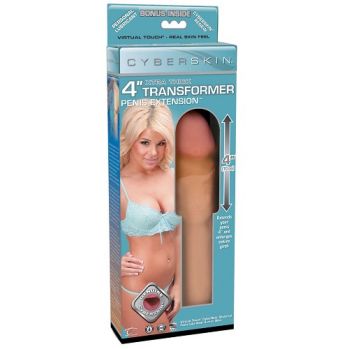 Насадка-удлиннитель  Xtra Thick Transformer Penis Extension, телесная