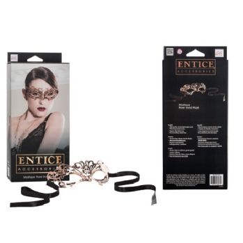 Маска золотистая из никеля Entice Mystique Mask - Rose Gold