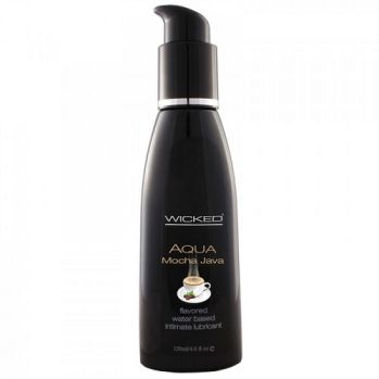 Лубрикант со вкусом кофе мокка WICKED AQUA Mocha Java 120 мл 