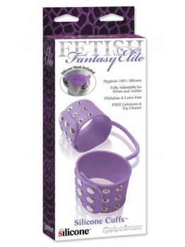 Наручники Fetish Fantasy Elite силиконовые фиолетовые