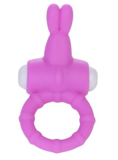 Розовое виброкольцо для пениса Power Rabbit Clit Cockring