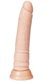 Телесный фаллоимитатор A-toys с присоской - 22 см.