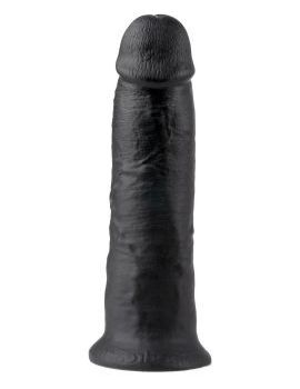 Чёрный фаллос-гигант 10 Cock - 26,4 см.