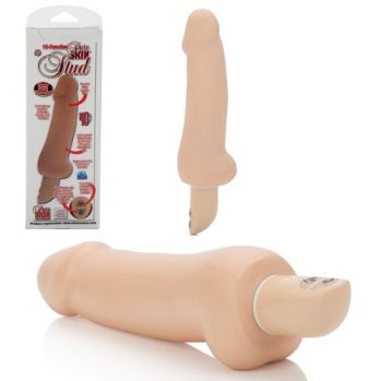 Фаллоимитатор STUD 10-Function Pure Skin с вибрацией телесный