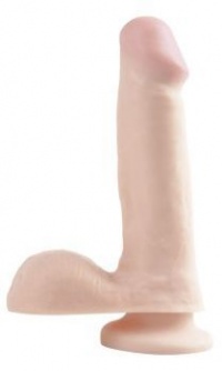 Фаллоимитатор на присоске Basix Rubber Works 6 Dong with Suction Cup - 17,1 см. 