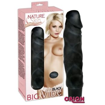 Вибратор Nature Skin Big Vibe Black, 560278