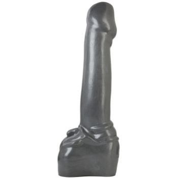 Серый стимулятор Atom Bomb Gun Metal - 38,3 см.