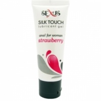  Анальная гель-смазка на водной основе для женщин с ароматом клубники Silk Touch 