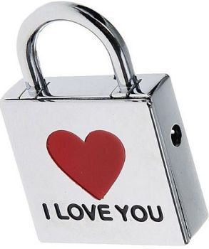 Зажигалка-замок «I Love you»
