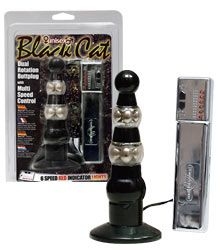 Анальный ротатор Unisex стимулятор Black Cat