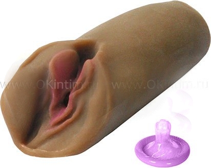 Шоколадная вагина Pussy Galore 10 см