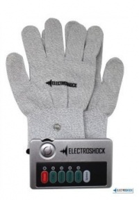 Перчатки для электромассажа E-Stim Grey 