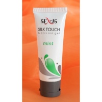 Увлажняющая гель-смазка на водной основе с ароматом мяты Silk Touch Mint 50 мл 