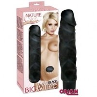 Вибратор Nature Skin Big Vibe Black, 560278 