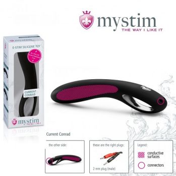 Вибратор с электростимуляцией Mystim Current Conrad 