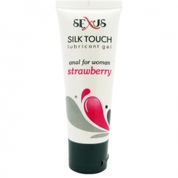  Анальная гель-смазка на водной основе для женщин с ароматом клубники Silk Touch