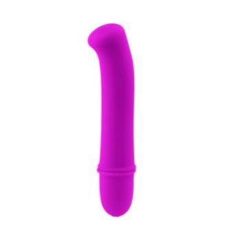 Фиолетовый вибратор Pretty Love Antony - 11,7 см.