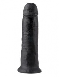 Чёрный фаллос-гигант 10 Cock - 26,4 см. 
