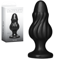 Анальная пробка Platinum Premium Silicone The Spin черная dj0103-26bx 