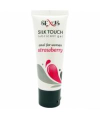  Анальная гель-смазка на водной основе для женщин с ароматом клубники Silk Touch