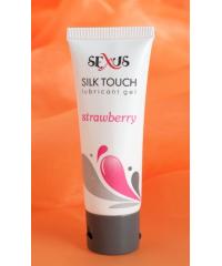 Увлажняющая гель-смазка на водной основе с ароматом клубники Silk Touch Stawberry 50 мл