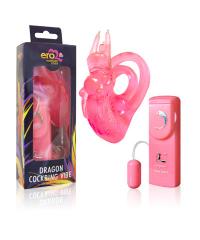 Кольцо эрекционное двойное с вибрацией "Dragon cockring vibe"