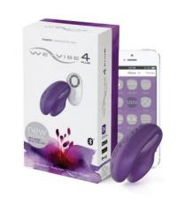 Электровибромассажер Purple-Фиолетовый, на радиоуправлении WE-VIBE-4 PLUS Электровибромассажер Purple-Фиолетовый, на радиоуправлении WE-VIBE-4 PLUS