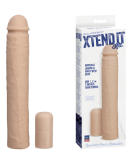 Насадка-удлиннитель с регулируемой длиной Xtend It Kit - White 22 см телесный dj0730-01bx