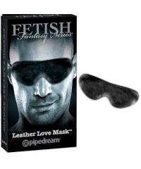 Маска кожанная Leather Love Mask черная 
