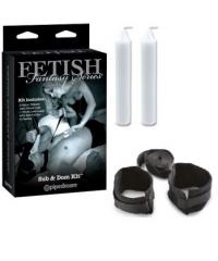 Набор для BDSM-игры Sub и Dom Kit черный Набор для BDSM-игры Sub и Dom Kit черный