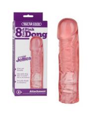 Насадка гелевая к трусикам 21 см Cristal Jellies, 1015-00BXDJ