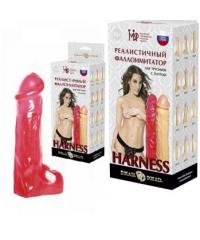 Насадка фаллоимитатор №26 HARHESS розовая Насадка фаллоимитатор №26 HARHESS розовая