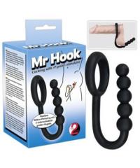Эрекционное кольцо с анальной цепочкой Cockring with Balls