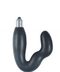 Чёрный вибратор для G-стимуляции EROTIC SHAPE Чёрный вибратор для G-стимуляции EROTIC SHAPE