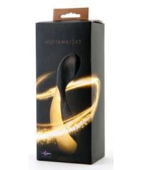 Черно-золотистый перезаряжаемый вибратор Exclamation - 13,5 см. Черно-золотистый перезаряжаемый вибратор Exclamation - 13,5 см.