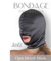 Чёрная шлем-маска Open Mouth Mask с вырезом для рта Чёрная шлем-маска Open Mouth Mask с вырезом для рта