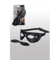 Кожаная маска с шорами Sitabella Chrome Collection Кожаная маска с шорами Sitabella Chrome Collection