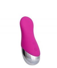 Розовый перезаряжаемый мини-вибратор Erotist - 11 см.