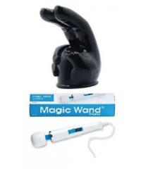 Насадка на вибромассажер double finger wang massager head 5см