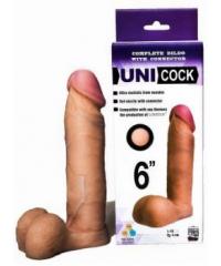 Насадка для страпона фаллической формы UNICOCK 6 - 18 см. Насадка для страпона фаллической формы UNICOCK 6 - 18 см.